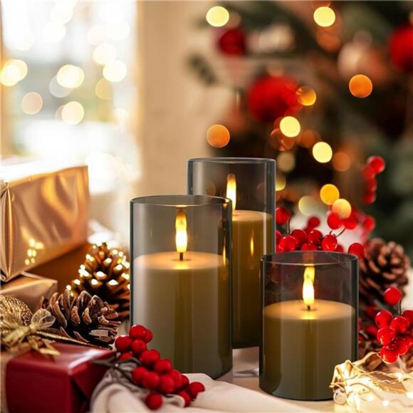 Flameless Candles Battery Operated Candles- Flickering LED Candles - Picture 3 of 7